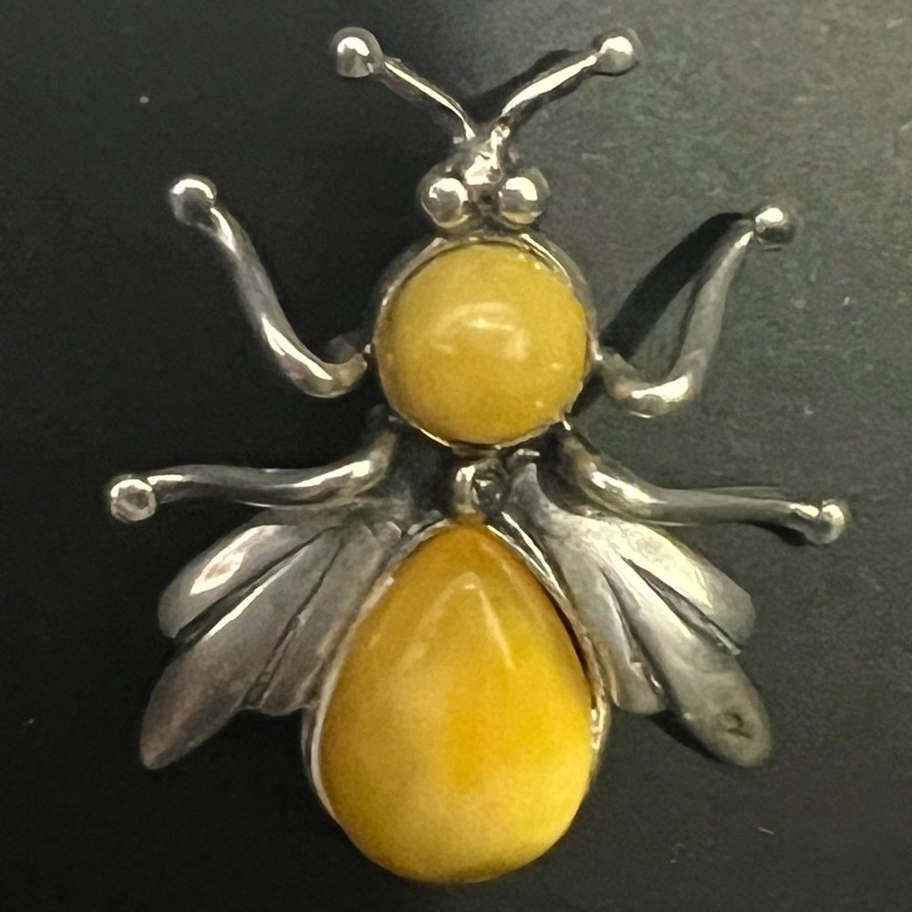 Amber Bee Pendant